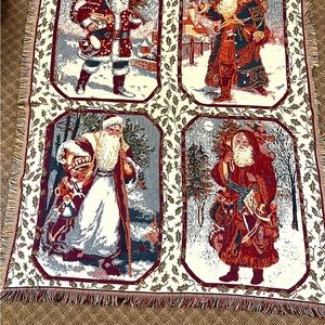 Home interiors Christmas throw blanket